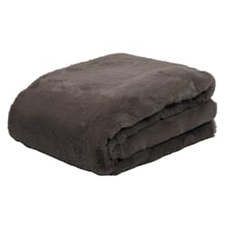 LYALL FUR PLAID ROASTED CASHEW 180X140CM