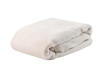LYALL FUR PLAID IVORY 180X140 CM