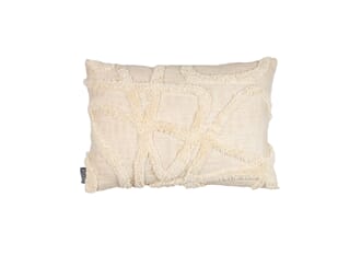 TAOS PILLOW ECRU 60X40 CM