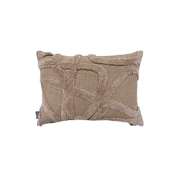 TAOS PILLOW TAUPE 60X40 CM