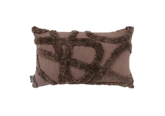 TAOS PILLOW BROWN 50X30 CM