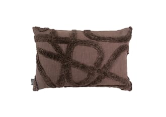 TAOS PILLOW BROWN 60X40 CM
