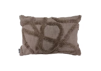 TAOS PILLOW GREY 60X40 CM