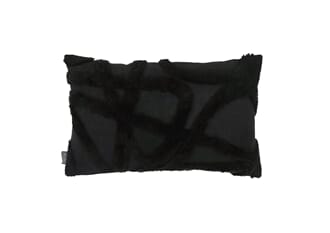 TAOS PILLOW BLACK 50X30 CM