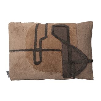 MADELIA PILLOW BROWN 60 X 40 CM