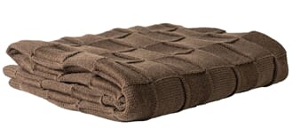 EVANS PLAID BROWN 170X130 CM