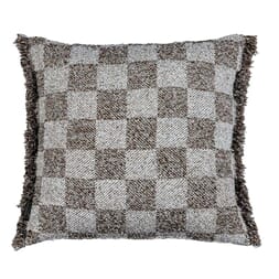 MERINO PILLOW DARK BROWN 50 X 50 CM