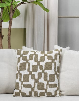 LUUK PILLOW OLIVE GREEN 50X50CM