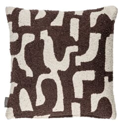 LUUK PILLOW BROWN 50X50CM