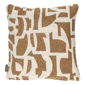 LUUK PILLOW BROWN OCHRE 50X50CM
