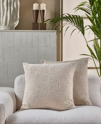 CARSON PILLOW IVORY 50X50CM