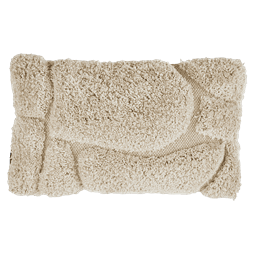 MACKENZIE PATCH PILLOW BEIGE 50X30CM