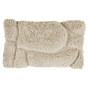 MACKENZIE PATCH PILLOW BEIGE 50X30CM