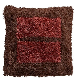 APARECIDA PILLOW CHOCOLATE / BURGUN 50X50CM