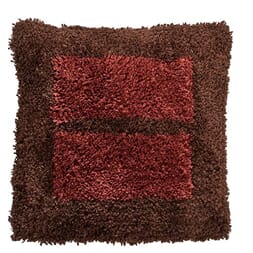 APARECIDA PILLOW CHOCOLATE / BURGUN 50X50CM