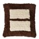 APARECIDA PILLOW CHOCOLATE / ECRU 50X50CM