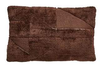 SEBASTIANA PILLOW CHOCOLATE 60X40CM
