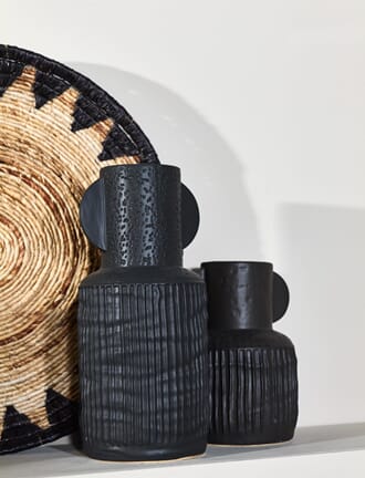 JACOB VASE BLACK M