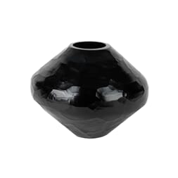 LEWES OVAL VASE BLACK M