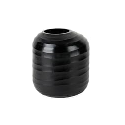 KENVILL VASE BLACK BOLD