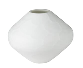 LEWES OVAL VASE WHITE M