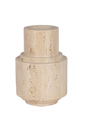 TRAVERTINE VASE BOLD