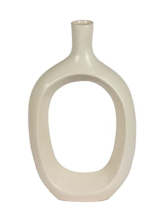 POCA VASE WHITE SMALL