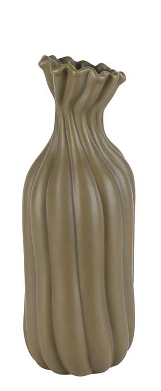GWEN VASE GREY OLIVE