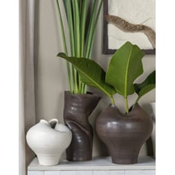MEIKE VASE ECRU M