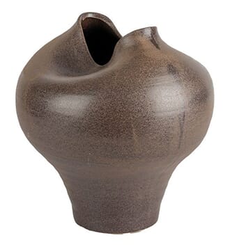 MEIKE VASE BROWN L