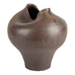 MEIKE VASE BROWN L