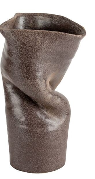 MAARTEN VASE BROWN L