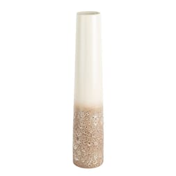 GWINN VASE WHITE/SPOTS 50CM