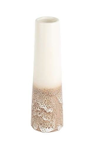 GWINN VASE WHITE/SPOTS 30CM