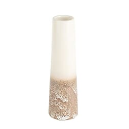 GWINN VASE WHITE/SPOTS 30CM