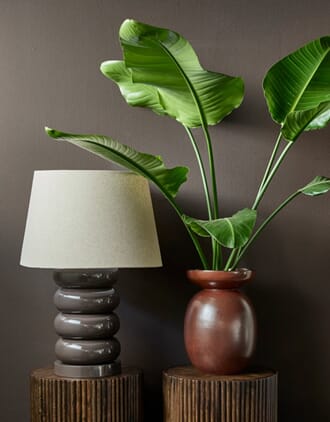 OSASCO VASE BROWN L
