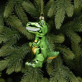 12cm cute glass dinosaur