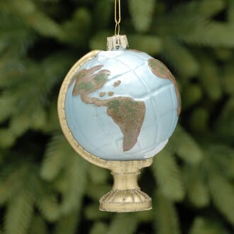 11 cm glass globus