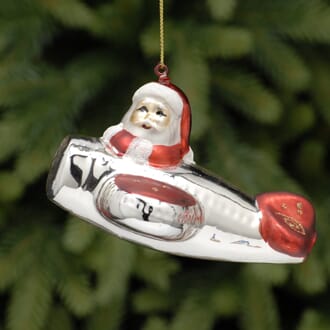 12 cm nisse i fly i glass
