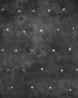 Nett 2 x 1,5 meter varmhvite LED sort kabel