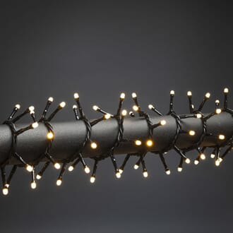 Slynge cluster 230 varmhvite LED frostet topp