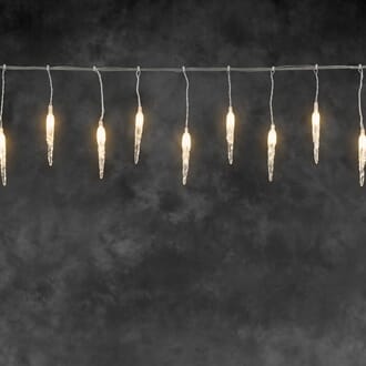 Istappslynge, 50 istapper med 50 amber LED