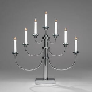 Adventstake 7 armet "Irene" metall