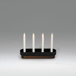 Madeley adventstake 4 armet valnøtt