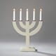 Adventstake 5 armet beige/rød