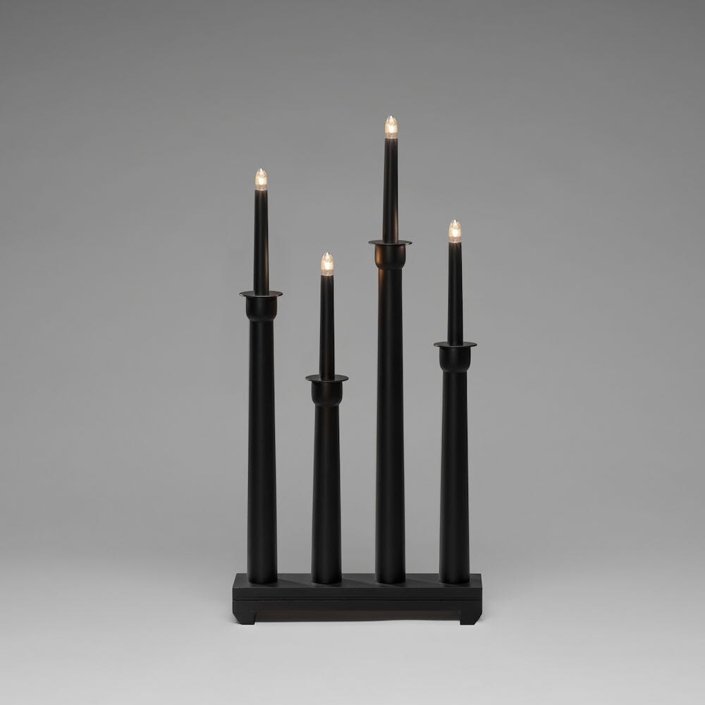 Adventstake 4 armet sort - Trend Collection AS