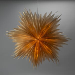 Adventstjerne 80 cm perlemorgull