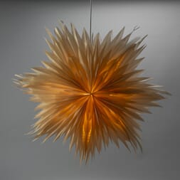 Adventstjerne 80 cm perlemorgull