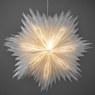 Adventstjerne 60 cm hvit