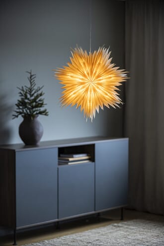 Adventstjerne 60 cm perlemorgull